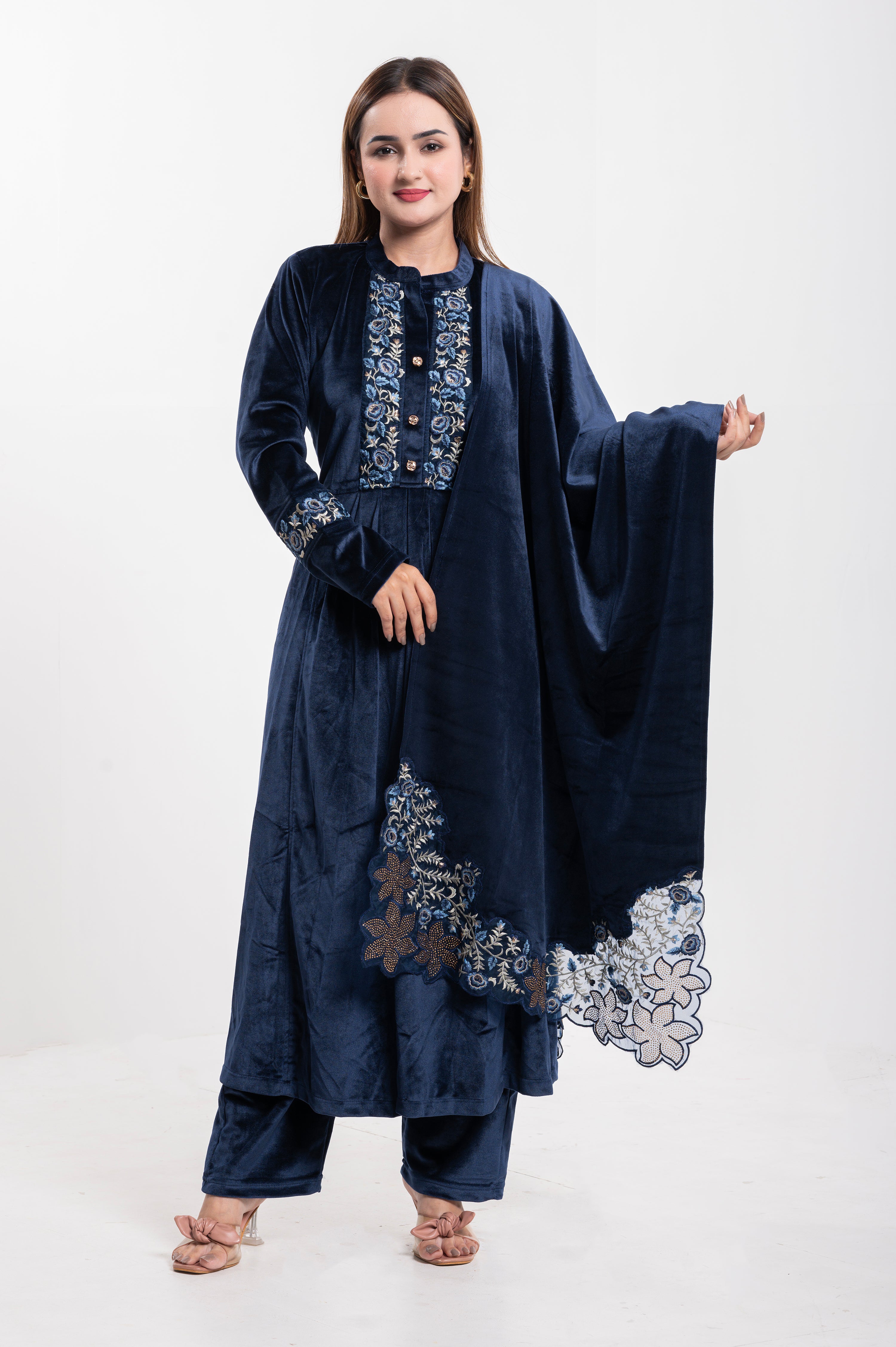 Women Classy Elegant Winter Suit