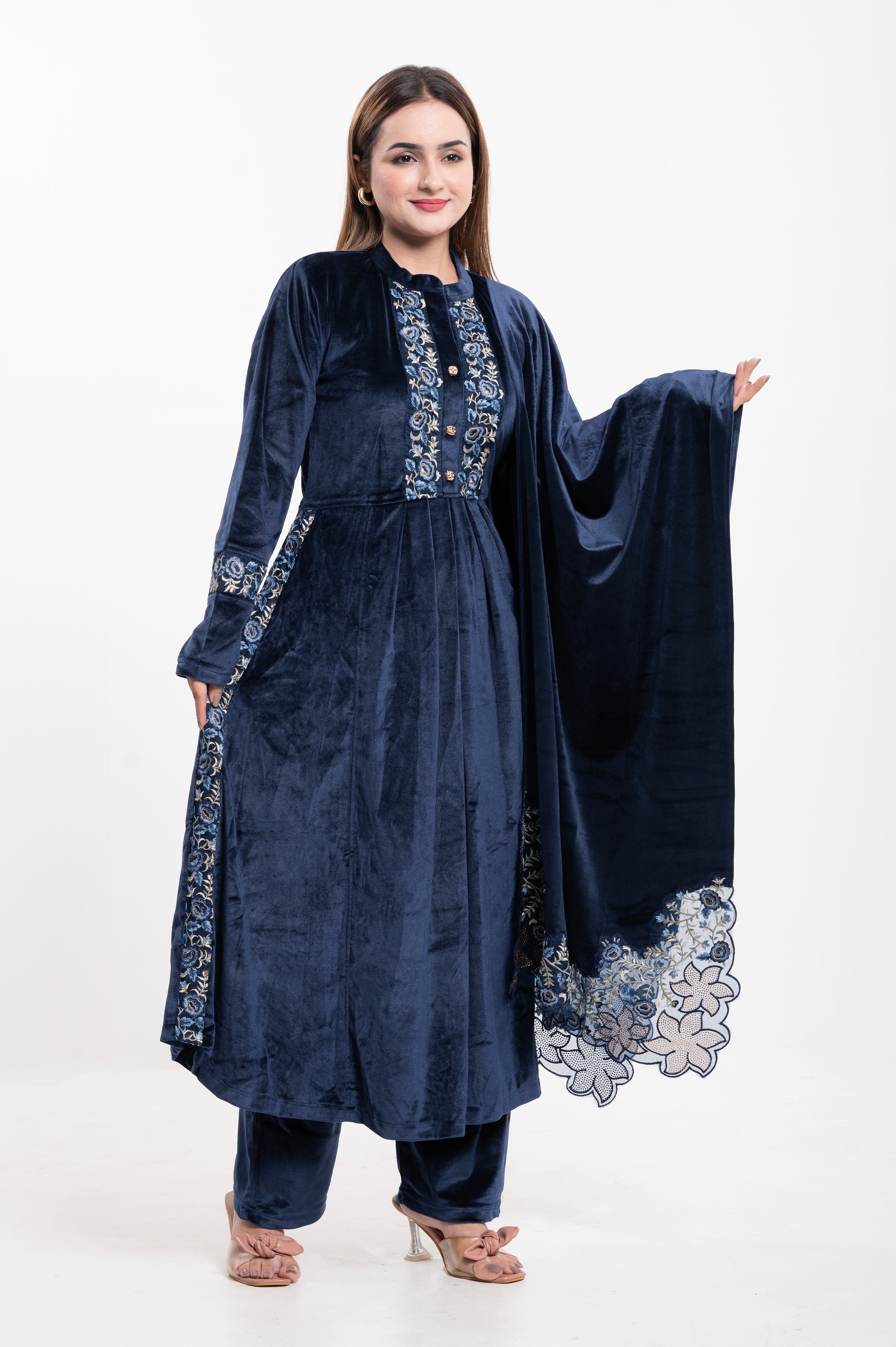 Women Classy Elegant Winter Suit