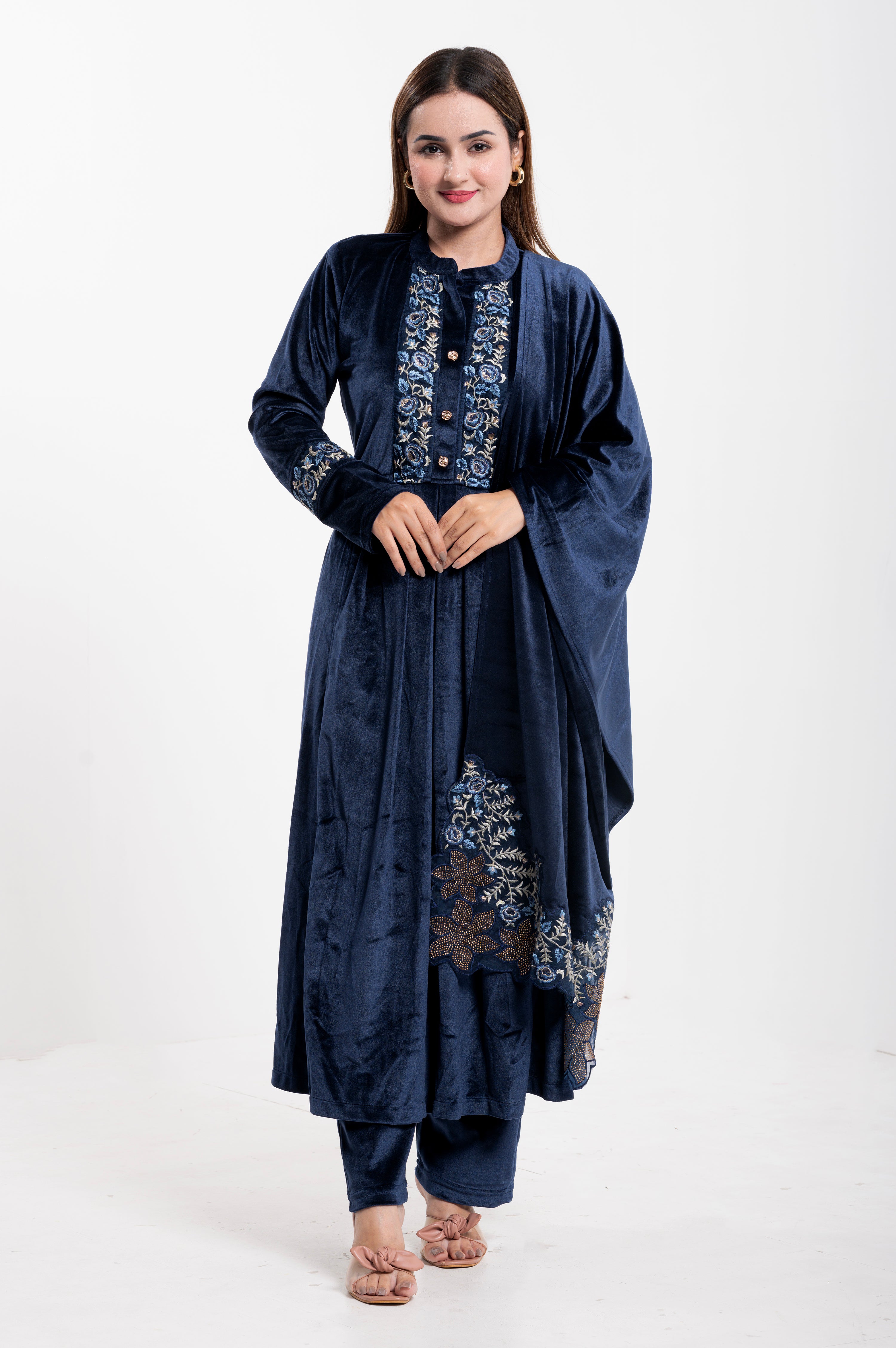 Women Classy Elegant Winter Suit